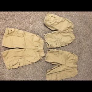 Boys Khaki Shorts - 3 pairs
